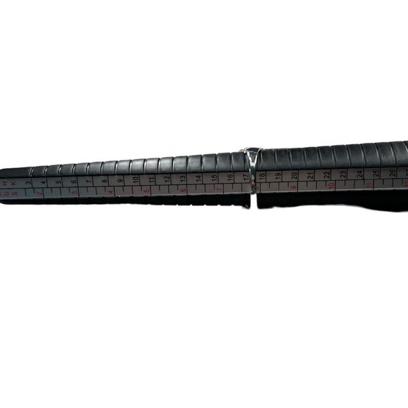 LADYBUG red simulated oval-shaped stone ring set in silver band size 8 new NWT - Picture 7 of 7